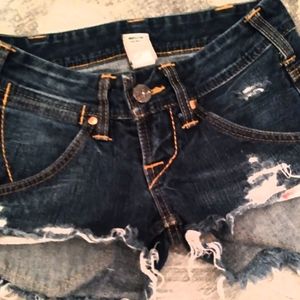 True Religion cutoffs